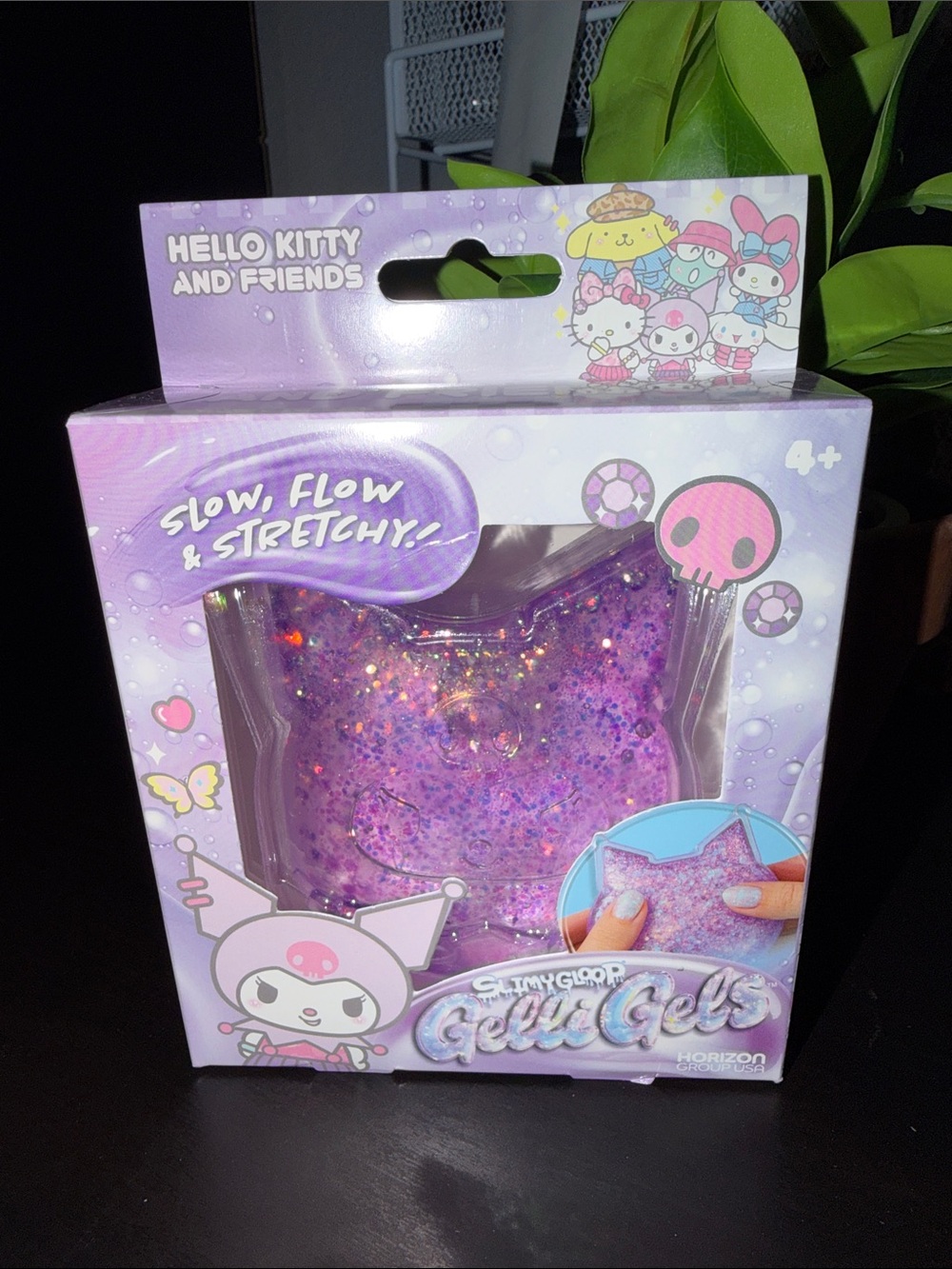 Hello Kitty Purple Glitter Gelly Gels SlimmyGloop